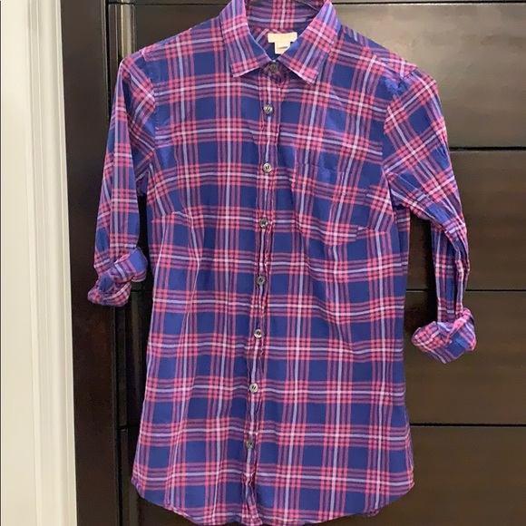 JCrew Plaid Button Down Shirt - Picture 1 of 3